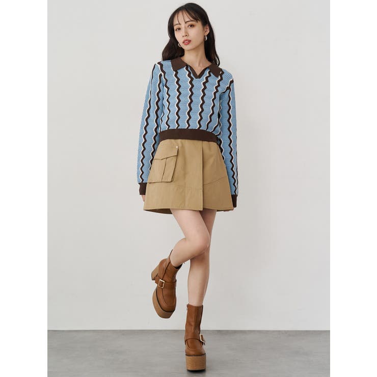 ウェーブパターンリブニット | MURUA | 詳細画像20 