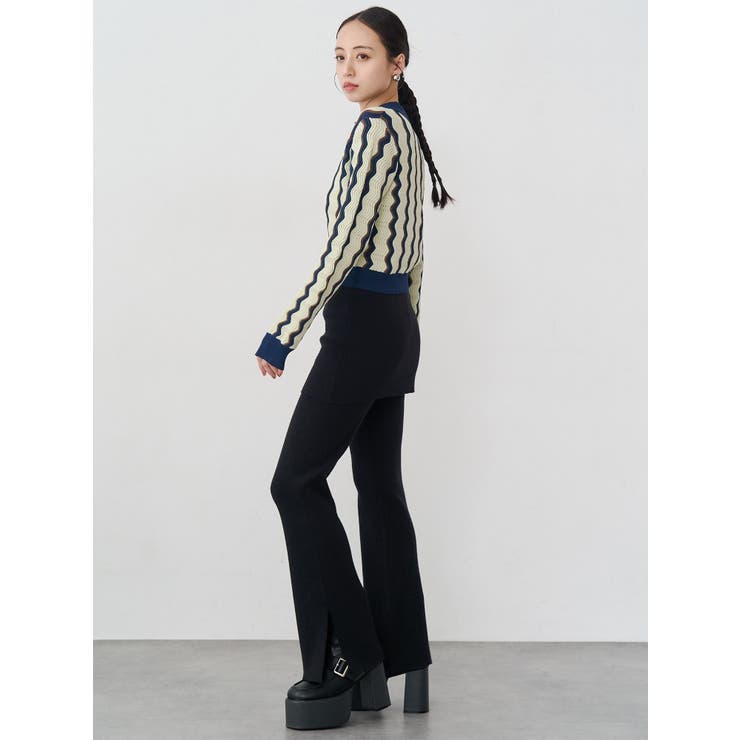 ウェーブパターンリブニット | MURUA | 詳細画像24 