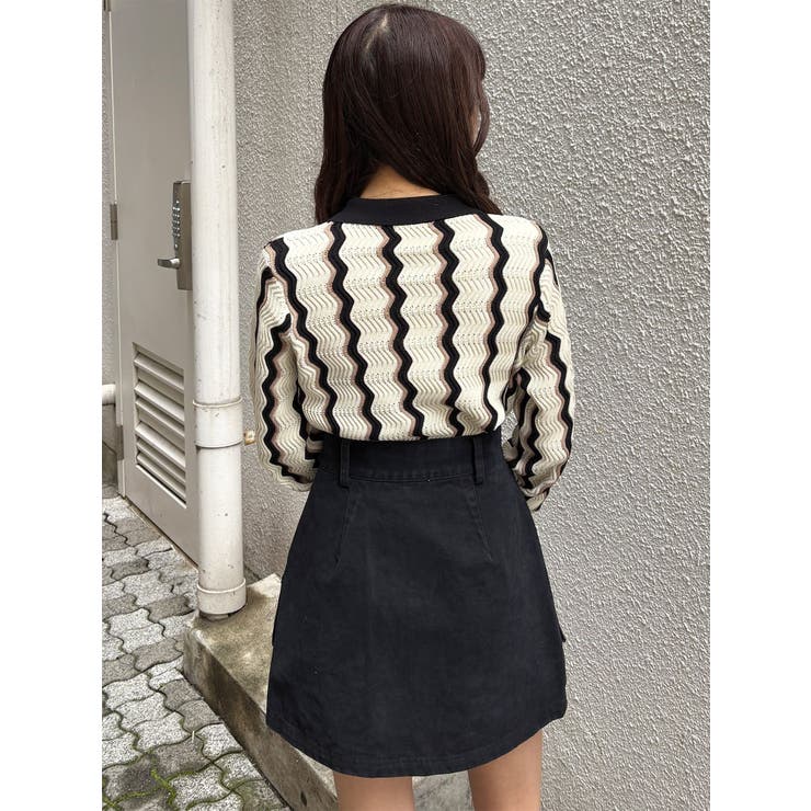 ウェーブパターンリブニット | MURUA | 詳細画像27 