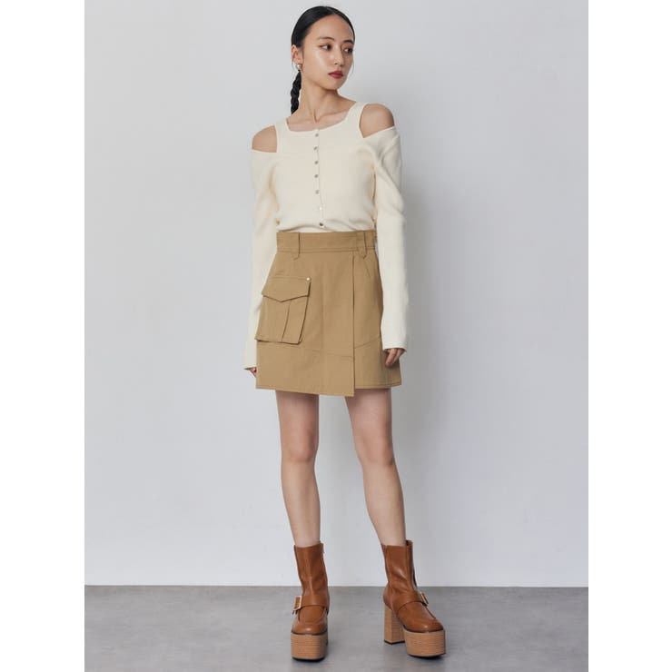 フロントボタンデザインニット | MURUA | 詳細画像12 