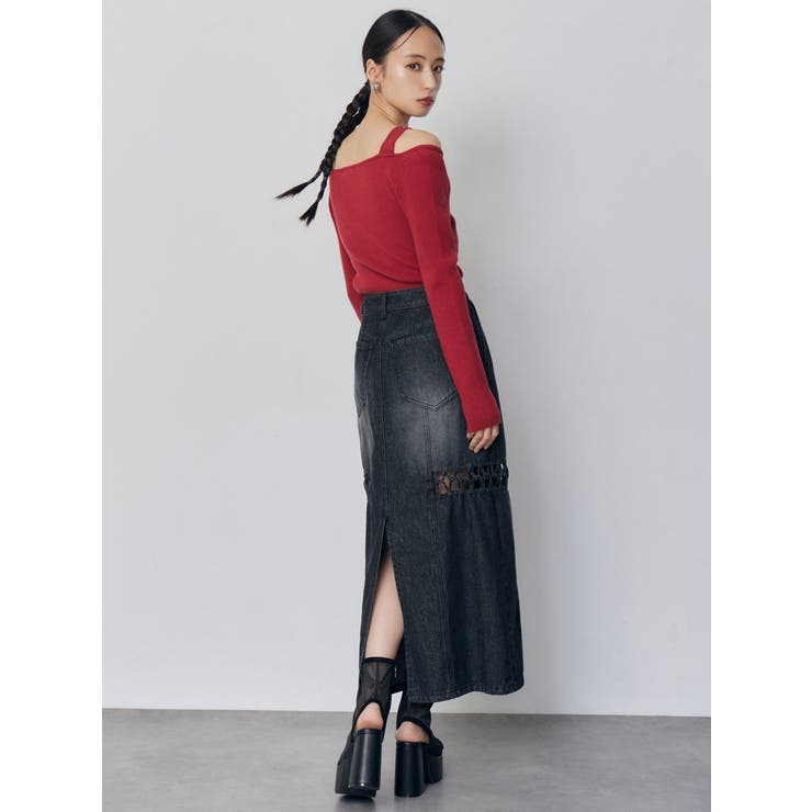 フロントボタンデザインニット | MURUA | 詳細画像17 