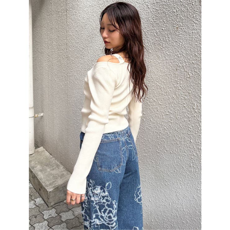 フロントボタンデザインニット | MURUA | 詳細画像20 