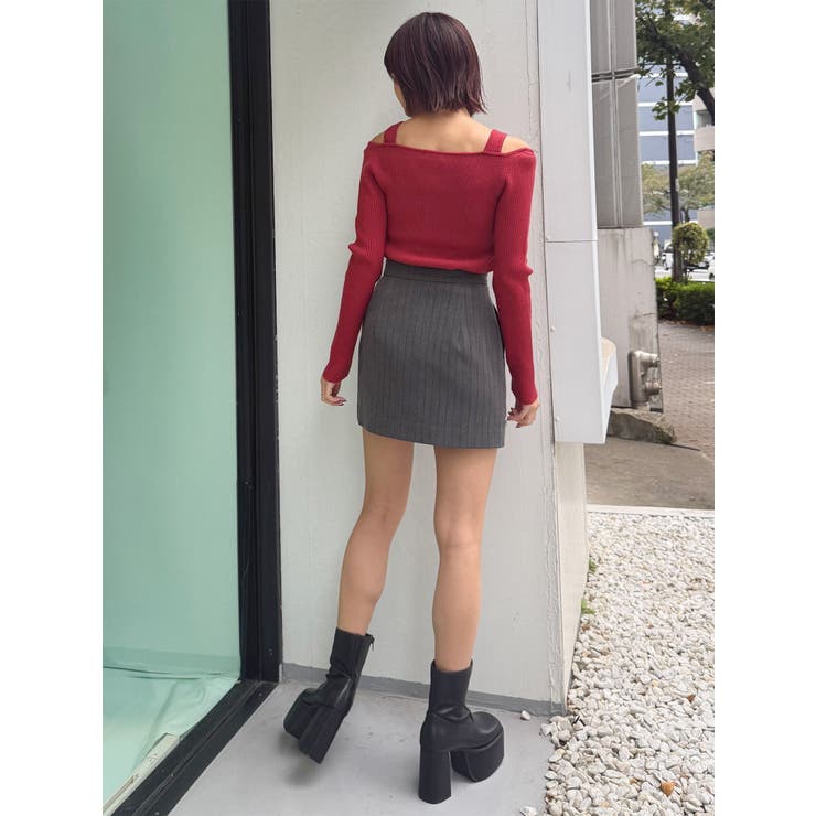 フロントボタンデザインニット | MURUA | 詳細画像28 