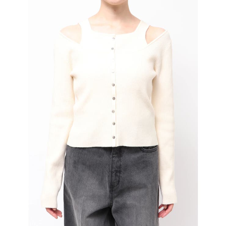 フロントボタンデザインニット | MURUA | 詳細画像29 