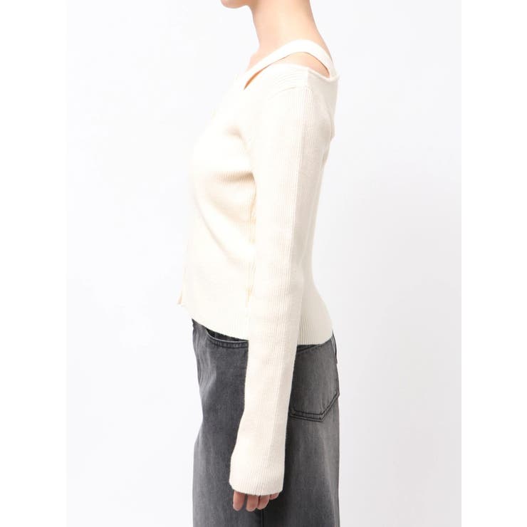 フロントボタンデザインニット | MURUA | 詳細画像30 