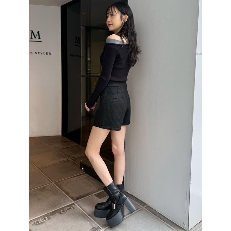 レイヤードワンショルニット | MURUA | 詳細画像10 