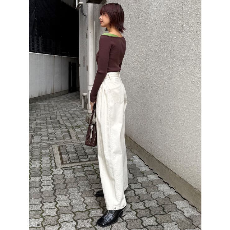 レイヤードワンショルニット | MURUA | 詳細画像26 