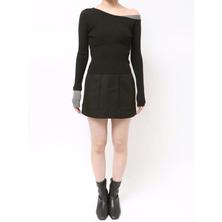 レイヤードワンショルニット | MURUA | 詳細画像34 