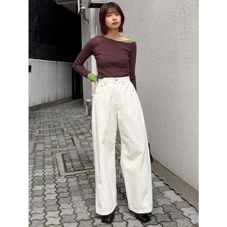 レイヤードワンショルニット | MURUA | 詳細画像43 