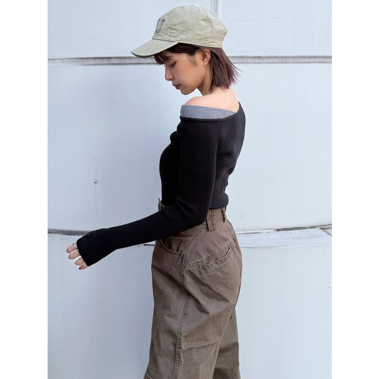 レイヤードワンショルニット | MURUA | 詳細画像47 