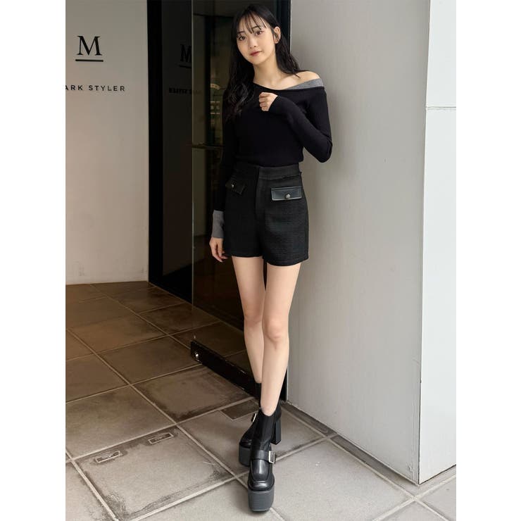 レイヤードワンショルニット | MURUA | 詳細画像9 