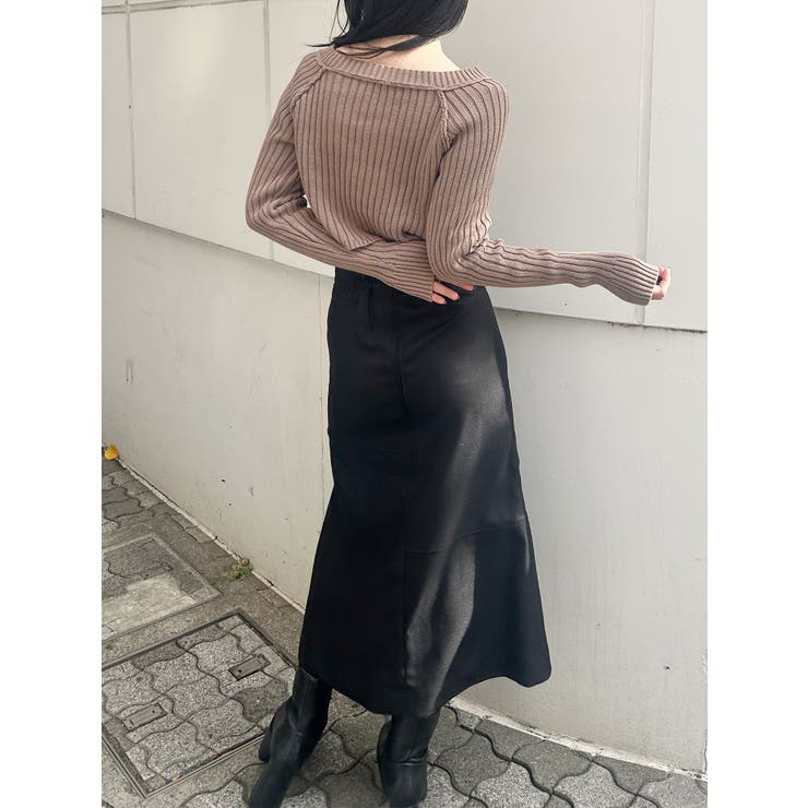 ブリーチVネッククロップドニット | MURUA | 詳細画像23 