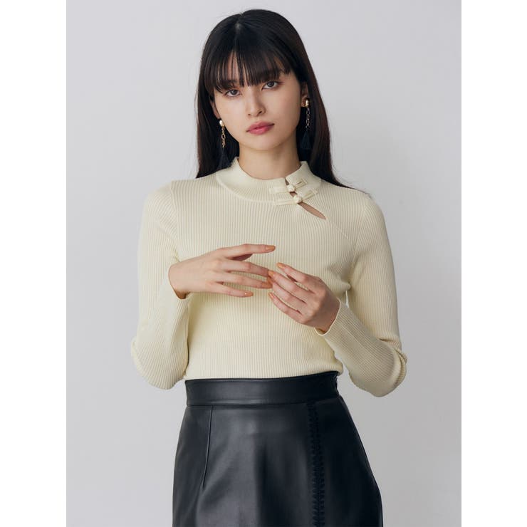 チャイナリブニット | MURUA | 詳細画像10 