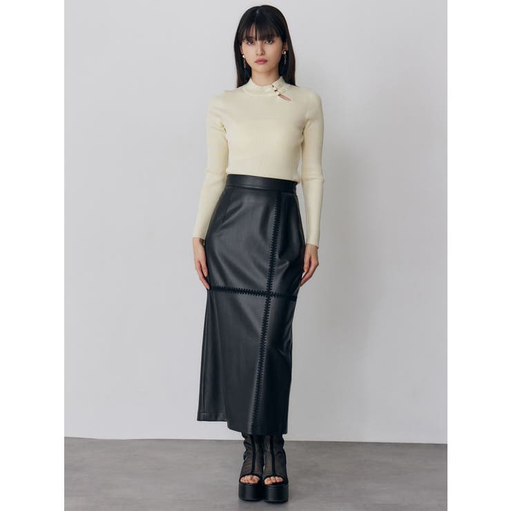 チャイナリブニット | MURUA | 詳細画像12 