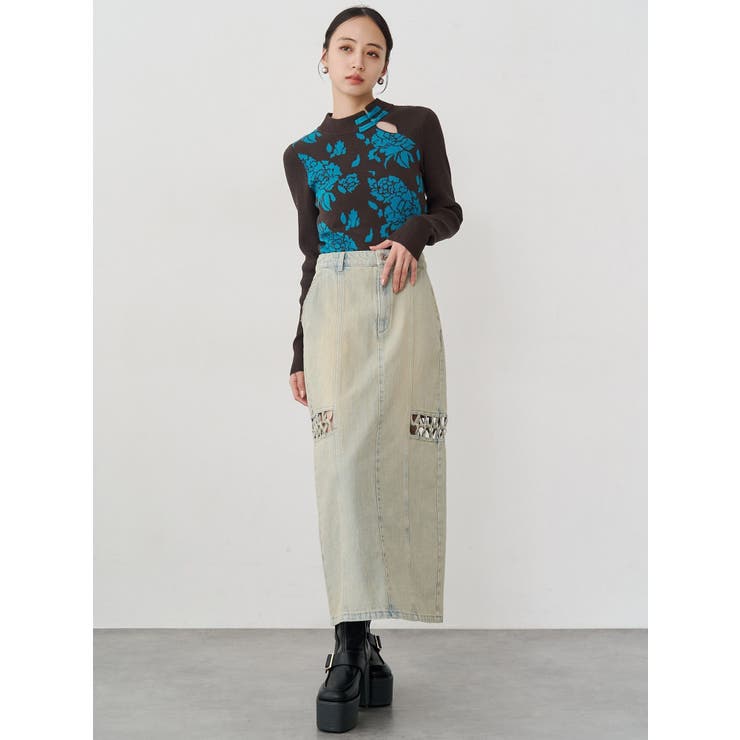 チャイナリブニット | MURUA | 詳細画像14 