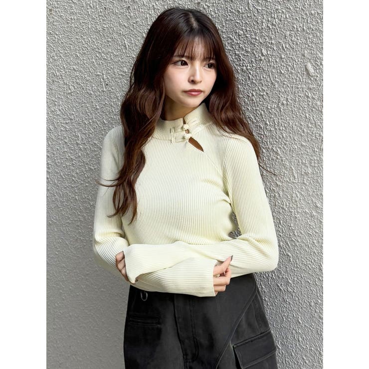 チャイナリブニット | MURUA | 詳細画像18 