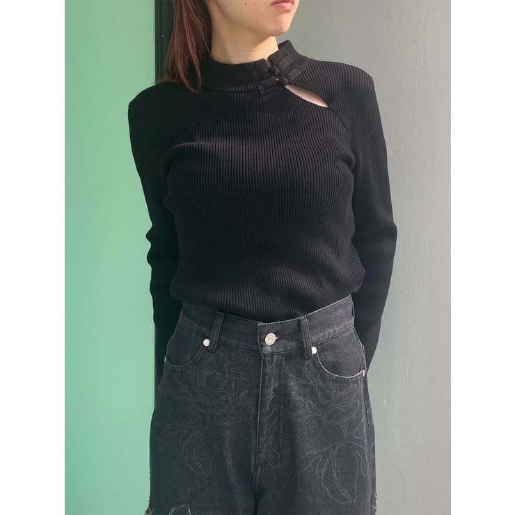 チャイナリブニット | MURUA | 詳細画像22 