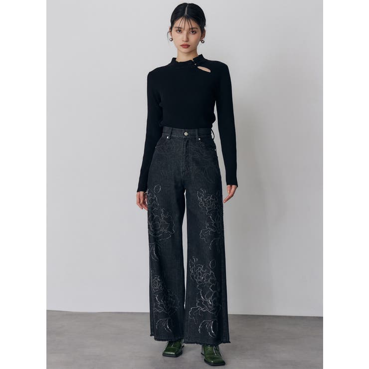 チャイナリブニット | MURUA | 詳細画像6 