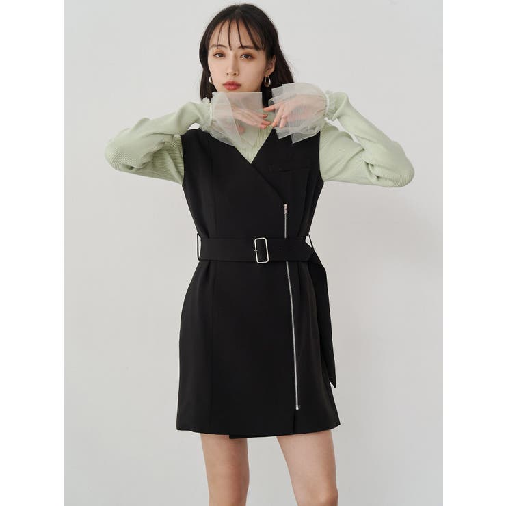 チュールカフスリブニット | MURUA | 詳細画像14 