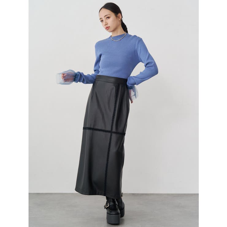 チュールカフスリブニット | MURUA | 詳細画像20 