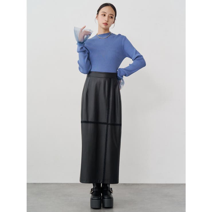 チュールカフスリブニット | MURUA | 詳細画像21 