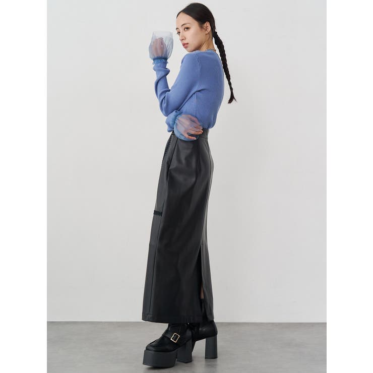 チュールカフスリブニット | MURUA | 詳細画像22 