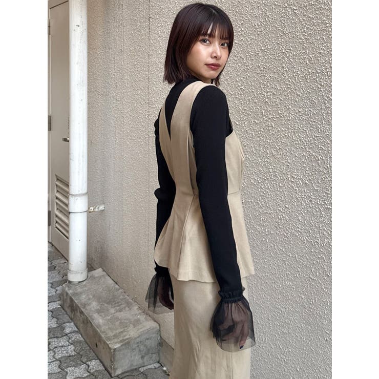 チュールカフスリブニット | MURUA | 詳細画像35 