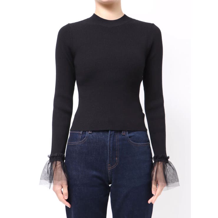 チュールカフスリブニット | MURUA | 詳細画像38 