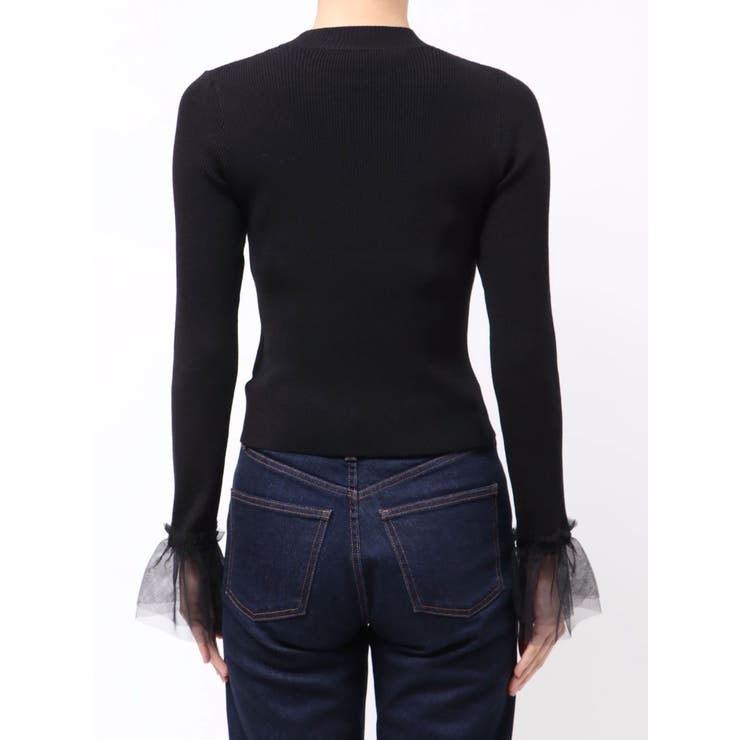 チュールカフスリブニット | MURUA | 詳細画像40 