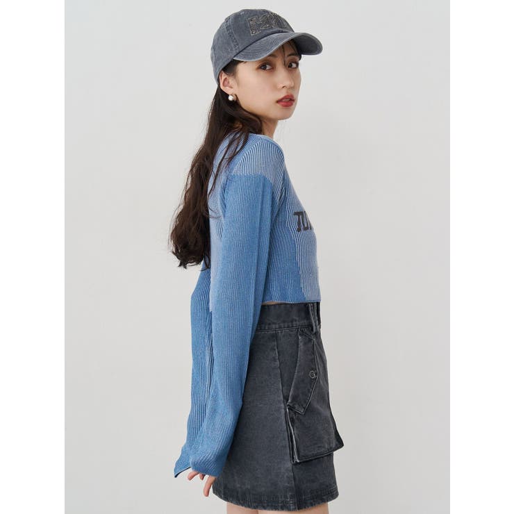 ロゴアップリケランダムニット | MURUA | 詳細画像10 