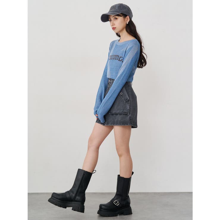 ロゴアップリケランダムニット | MURUA | 詳細画像12 