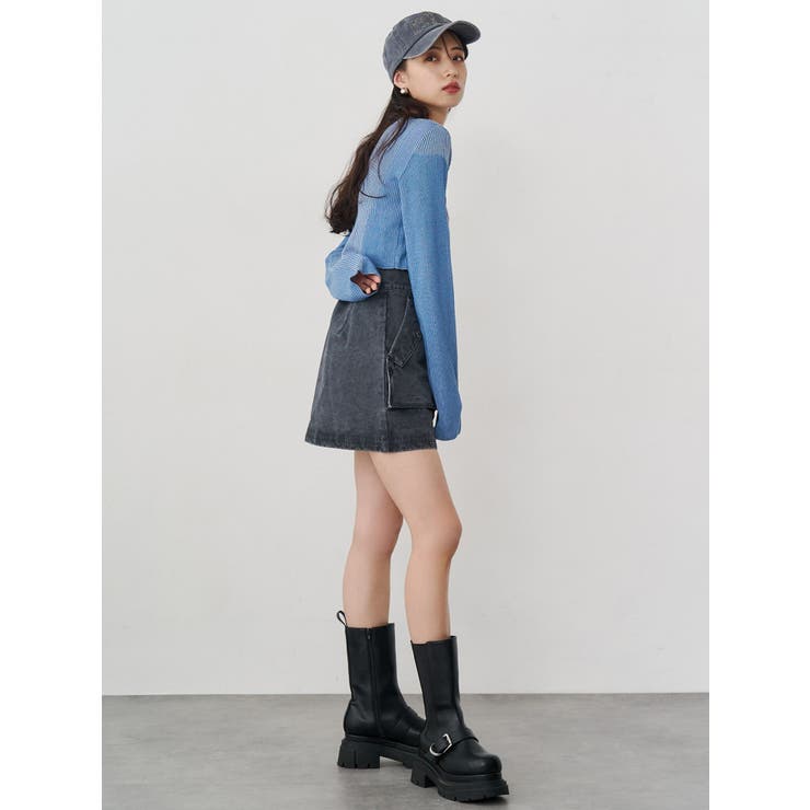 ロゴアップリケランダムニット | MURUA | 詳細画像13 