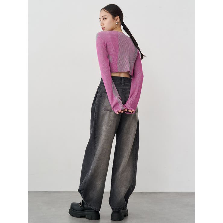 ロゴアップリケランダムニット | MURUA | 詳細画像17 