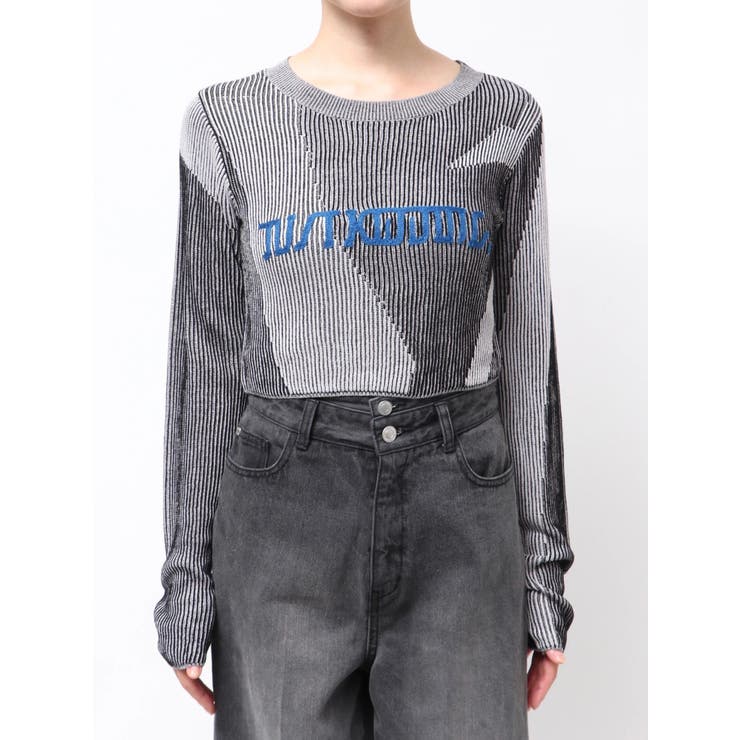 ロゴアップリケランダムニット | MURUA | 詳細画像18 