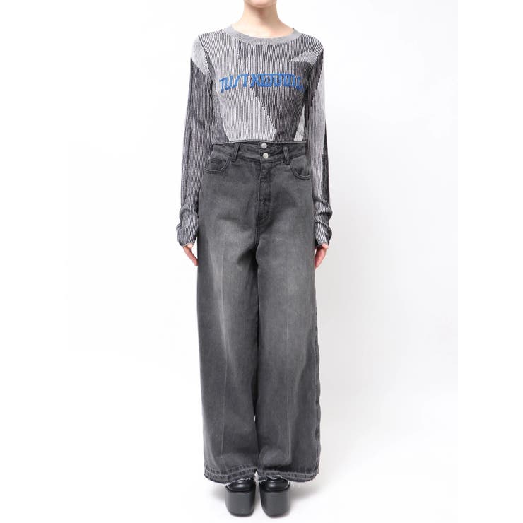 ロゴアップリケランダムニット | MURUA | 詳細画像25 