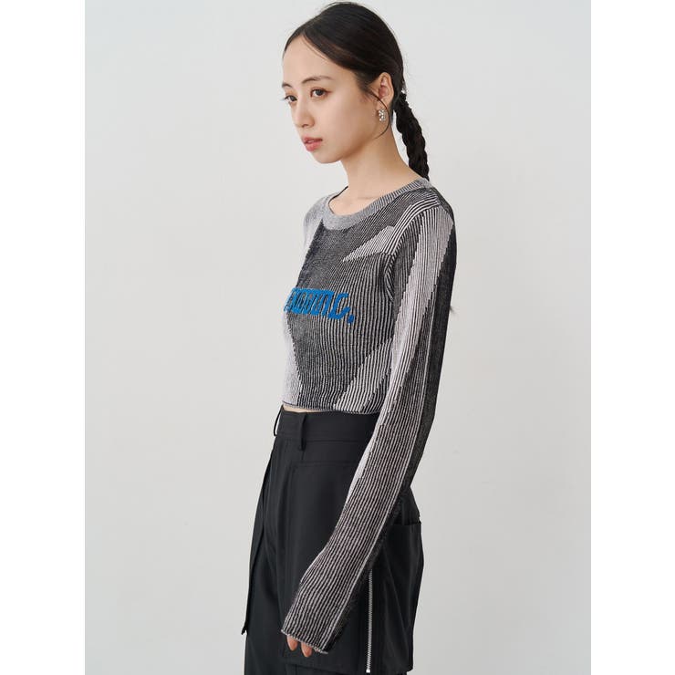 ロゴアップリケランダムニット | MURUA | 詳細画像5 