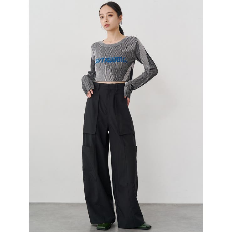 ロゴアップリケランダムニット | MURUA | 詳細画像7 