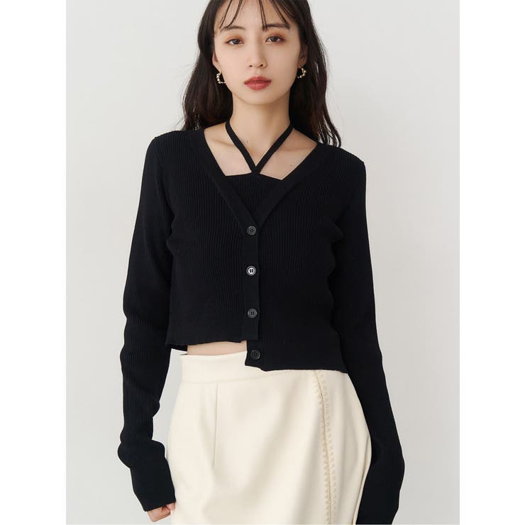 ブラック | ホルタードッキングトップス | MURUA