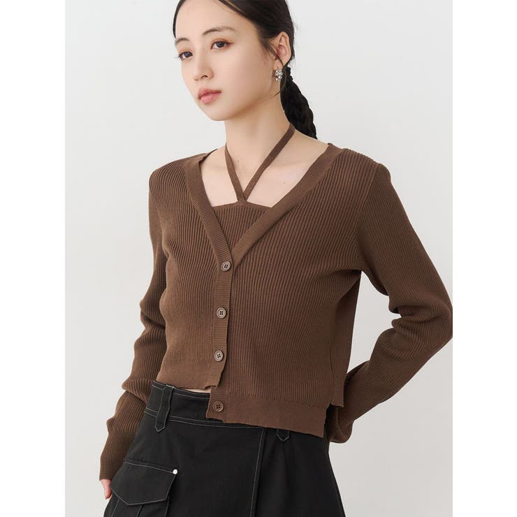 ブラウン | ホルタードッキングトップス | MURUA