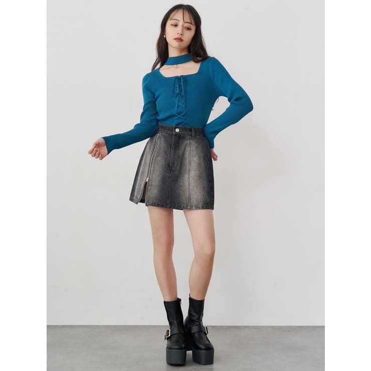 フロントレースアップニット | MURUA | 詳細画像20 