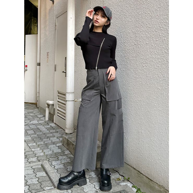 ワンショルダーZIPニット | MURUA | 詳細画像27 