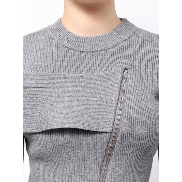ワンショルダーZIPニット | MURUA | 詳細画像47 
