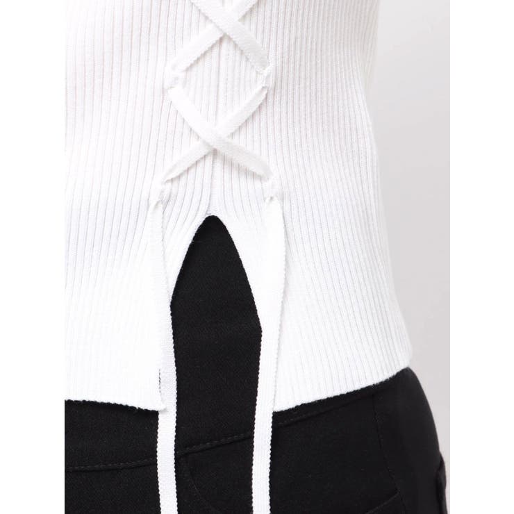 ワンショルダーレースアップニット | MURUA | 詳細画像47 