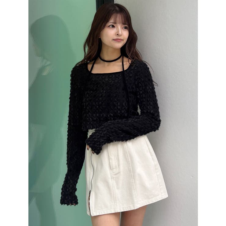 リボンタイフェザートップス | MURUA | 詳細画像24 