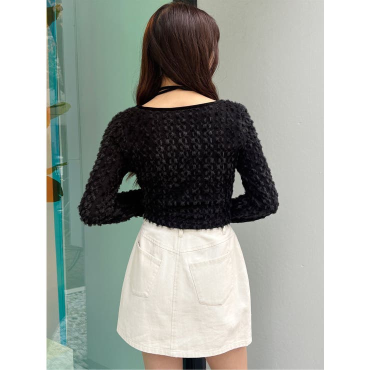 リボンタイフェザートップス | MURUA | 詳細画像25 