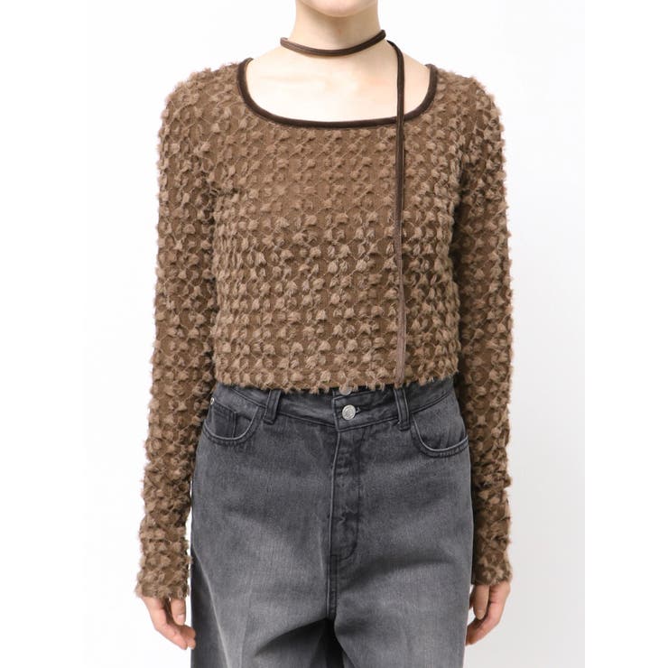 リボンタイフェザートップス | MURUA | 詳細画像27 