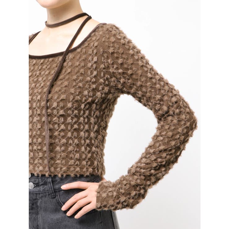 リボンタイフェザートップス | MURUA | 詳細画像31 