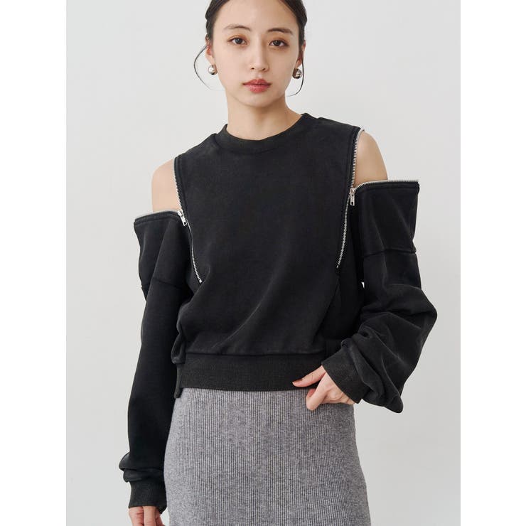 2WAYジップスウェット | MURUA | 詳細画像1 