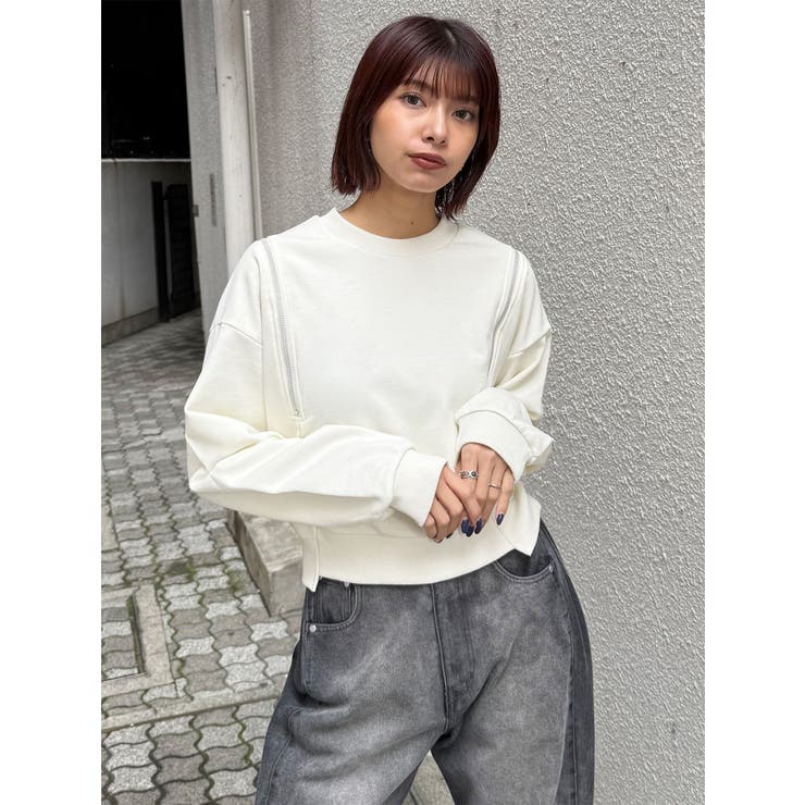 2WAYジップスウェット | MURUA | 詳細画像14 