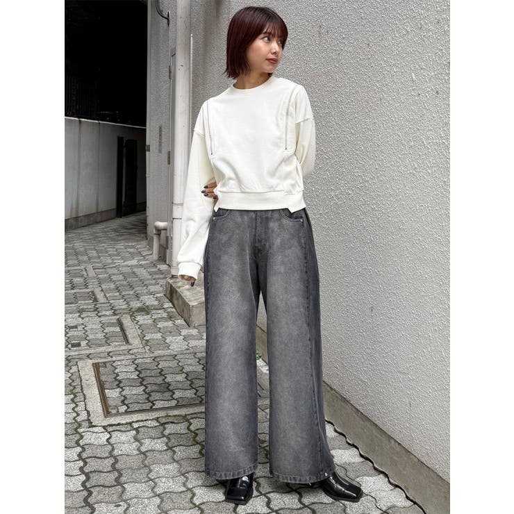 2WAYジップスウェット | MURUA | 詳細画像16 